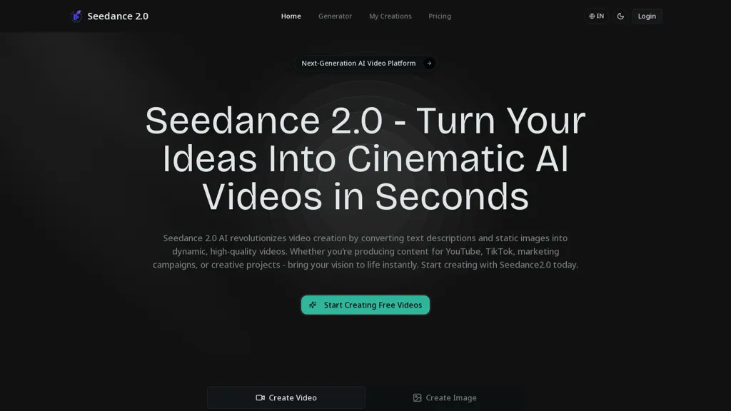 Seedance2.studio 工具截图