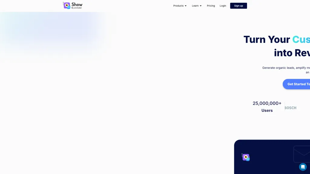 Show by Animaker 官网截图