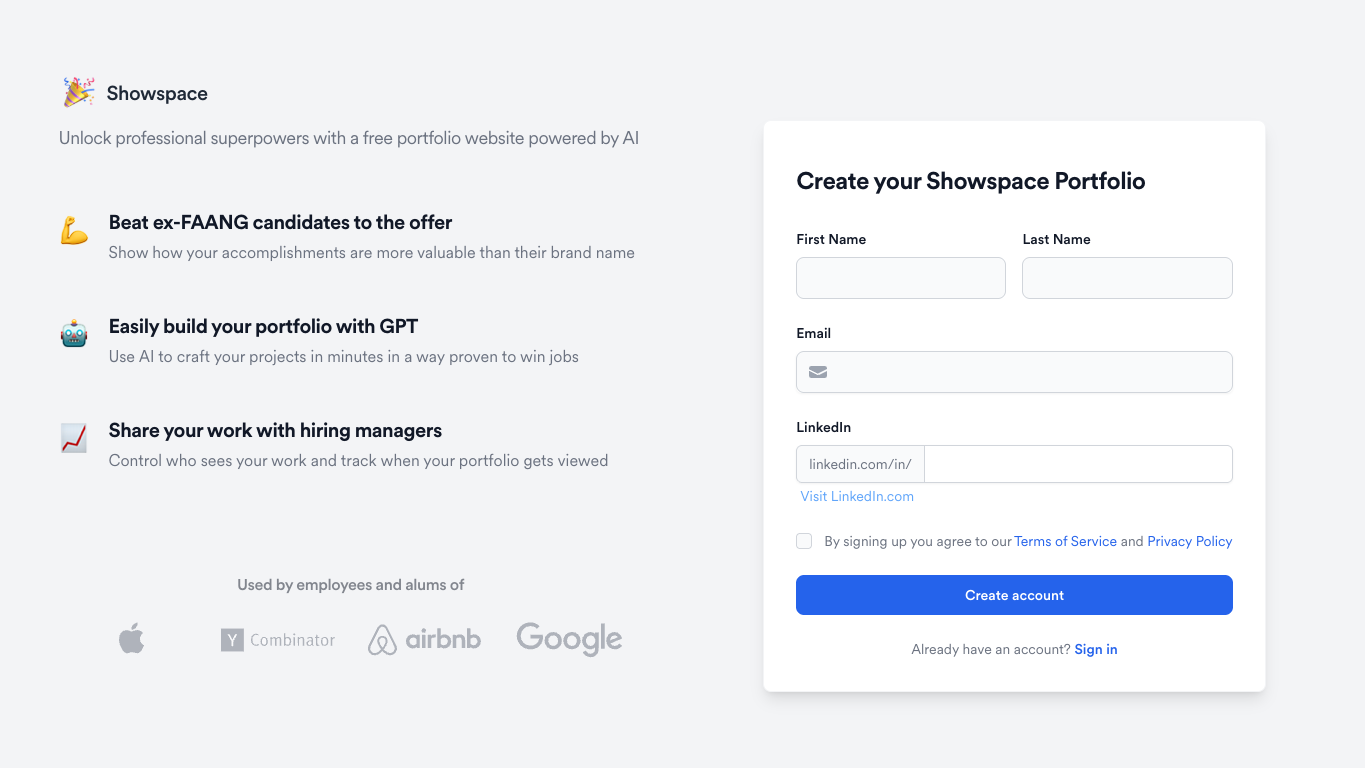 Showspace 官网截图