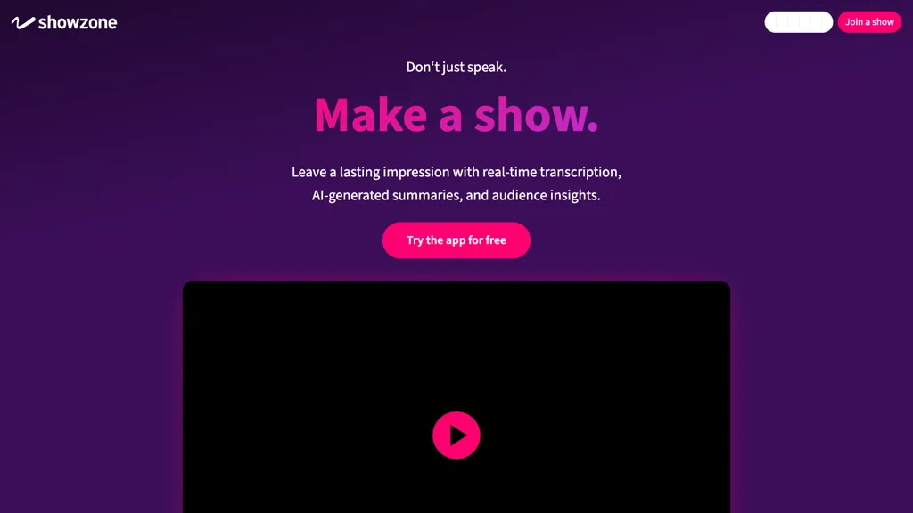 Showzone 工具截图