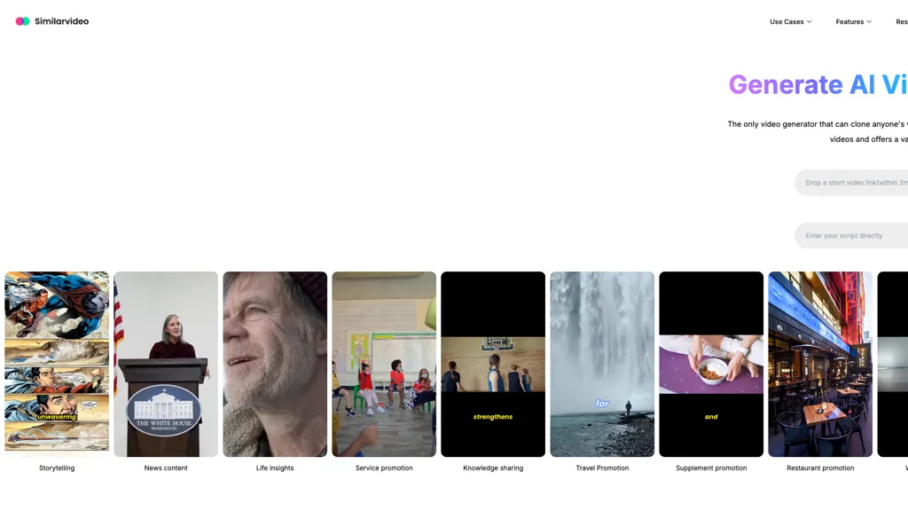 Similarvideo 官网截图