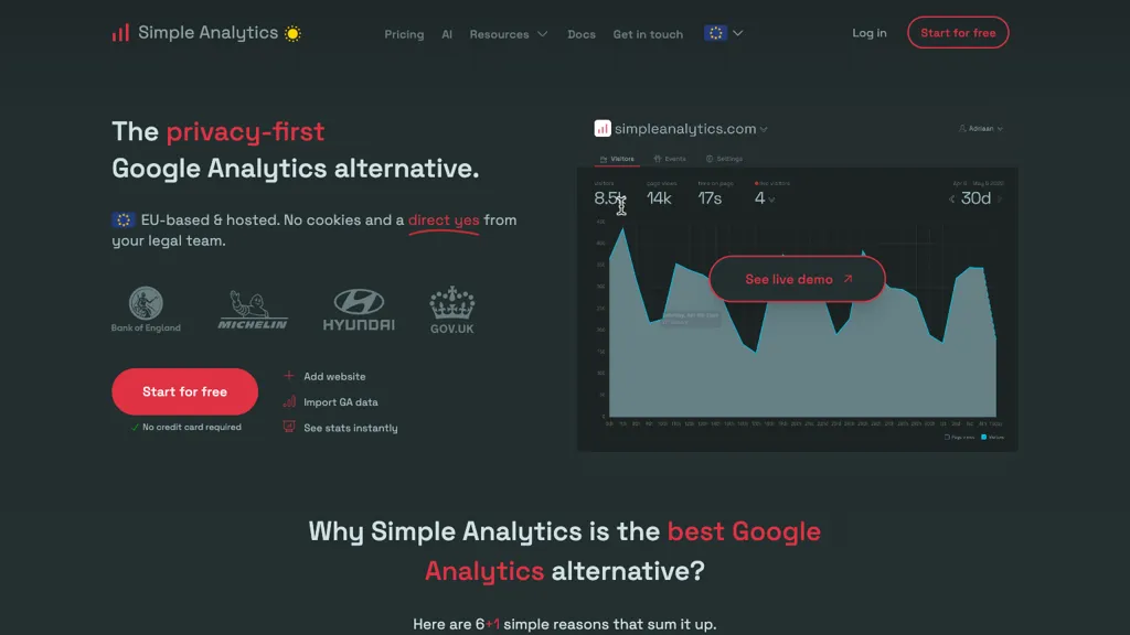 Simple Analytics 工具截图