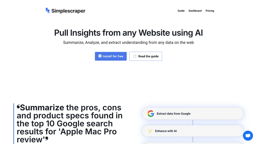 Simplescraper 官网截图
