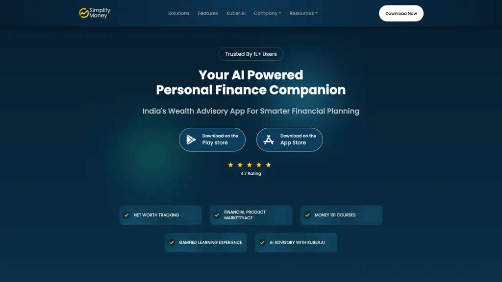 Simplify Money 工具截图