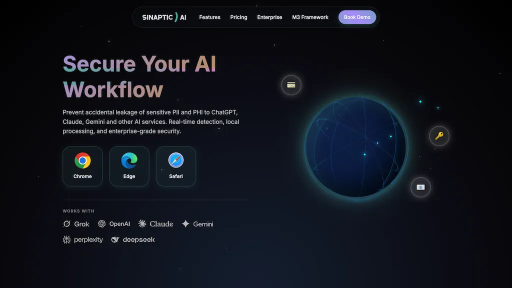 Sinaptic.AI 官网截图