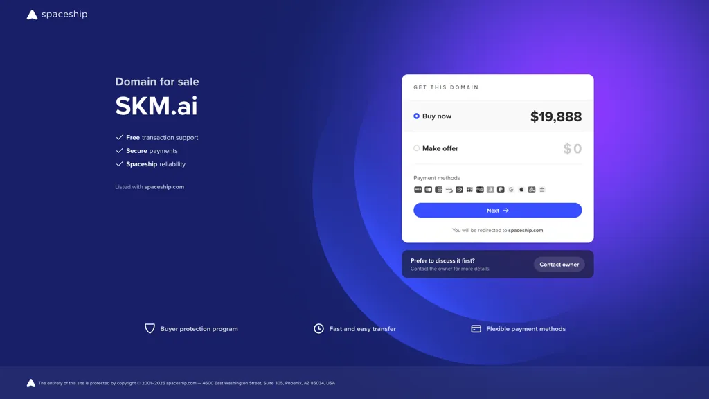 Skm.ai 官网截图