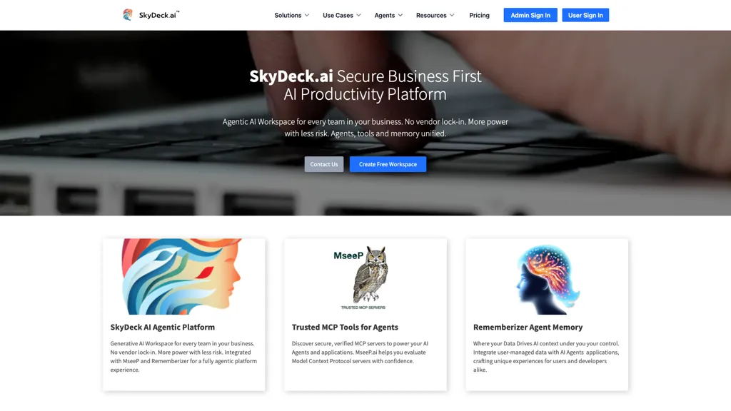 SkyDeck.ai 工具截图
