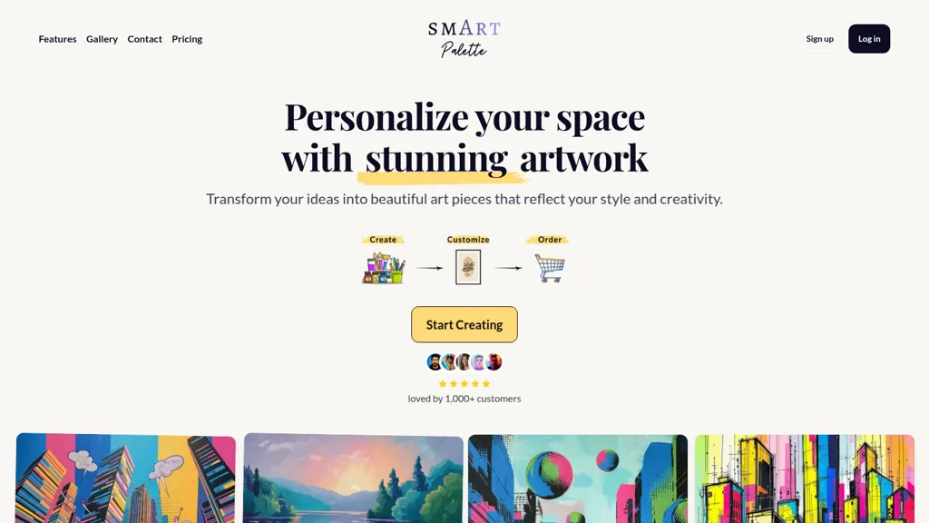 Smart Palette 官网截图
