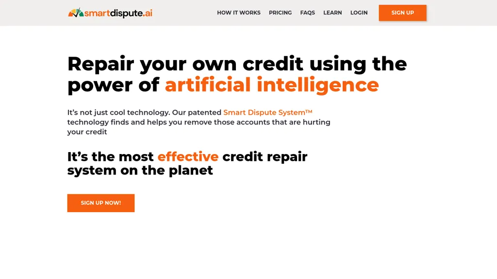 SmartDispute.ai 工具截图