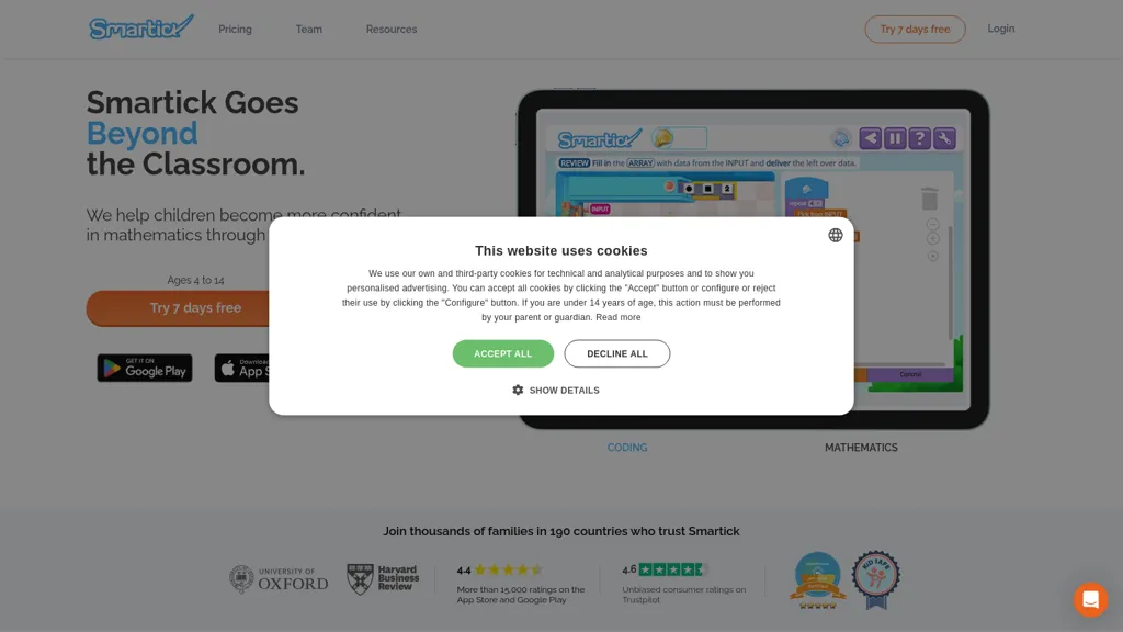 smartick.es 工具截图