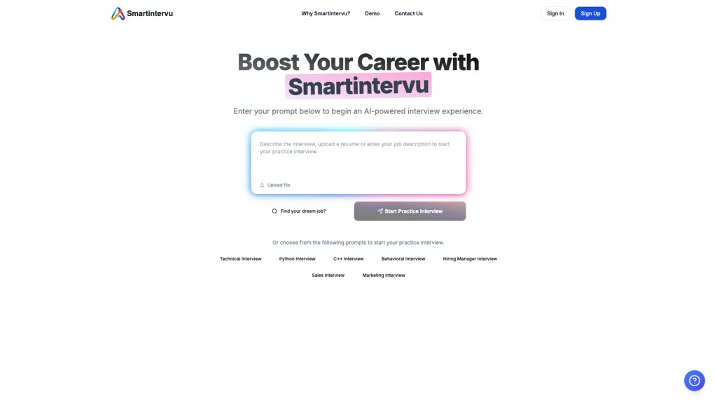 SmartIntervu 工具截图