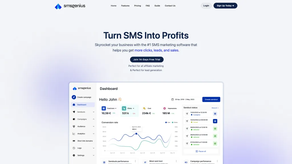 SMSGenius 工具截图