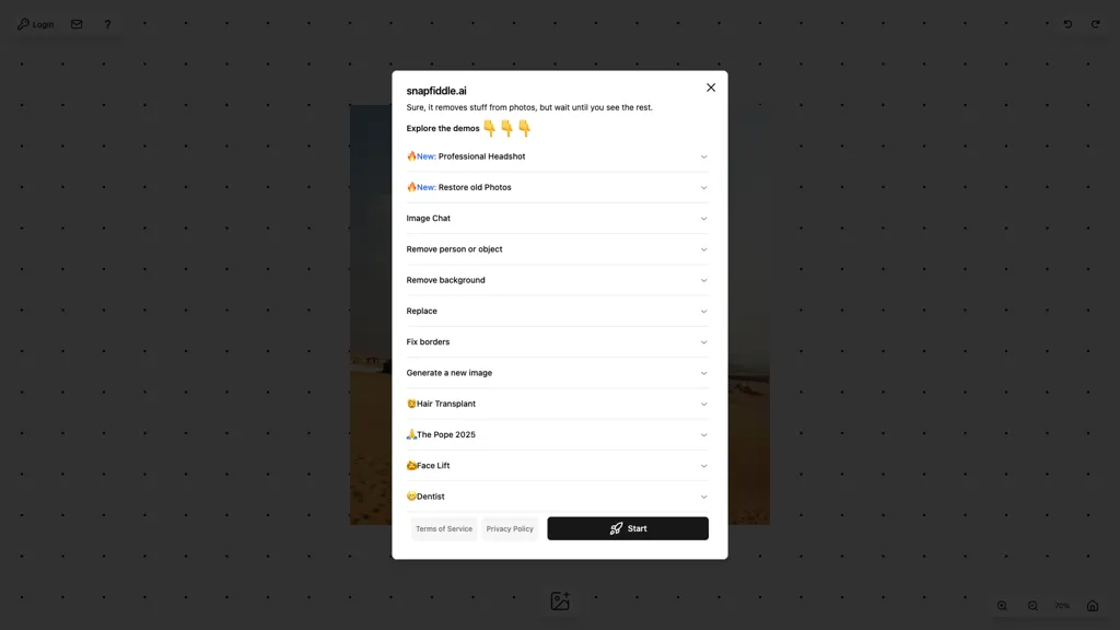 snapfiddle.ai 官网截图