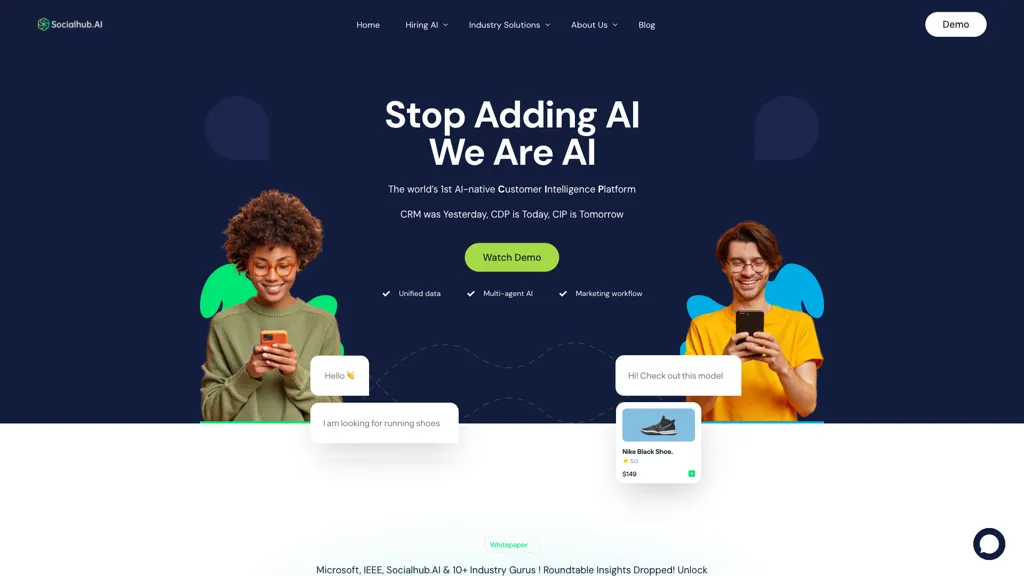 Social Hub.AI 工具截图