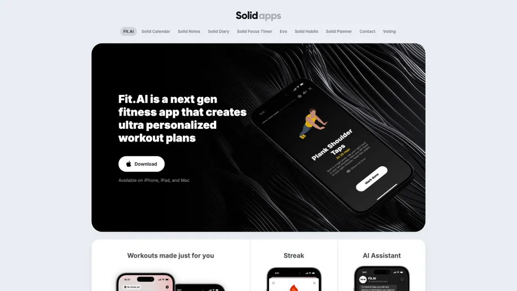 Solid Apps 工具截图
