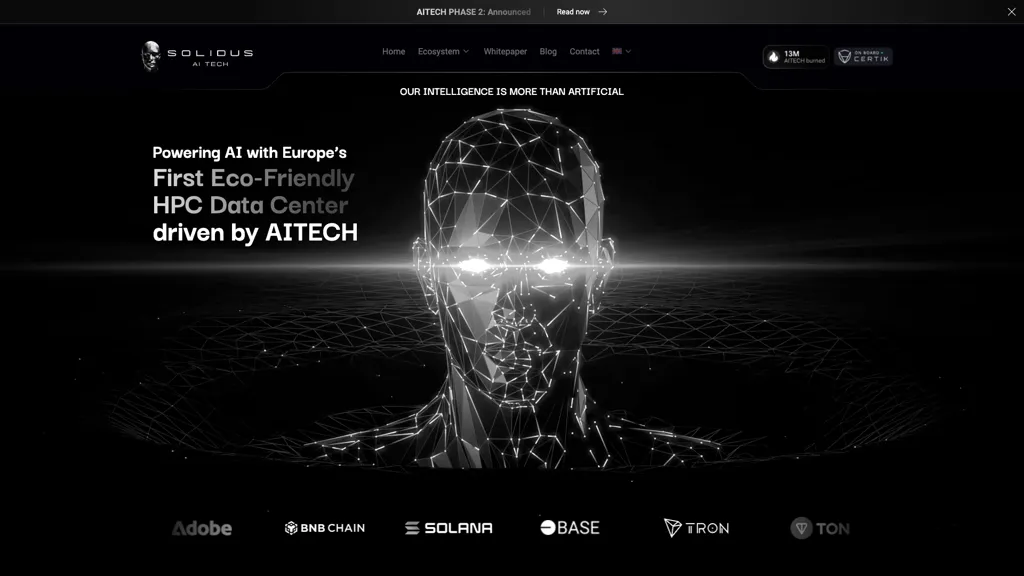 Solidus Ai Tech 官网截图