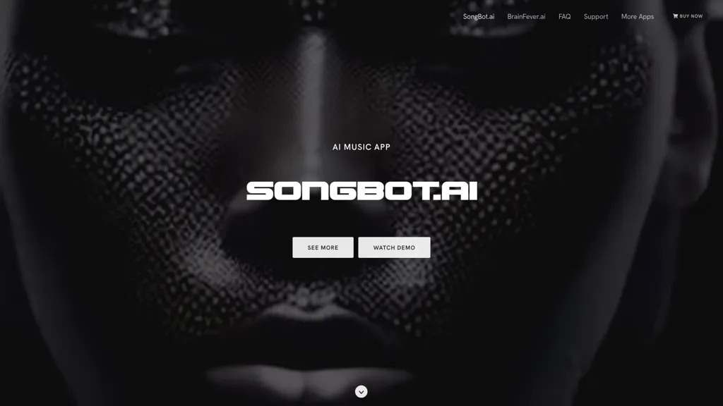 SongBot AI Music 官网截图