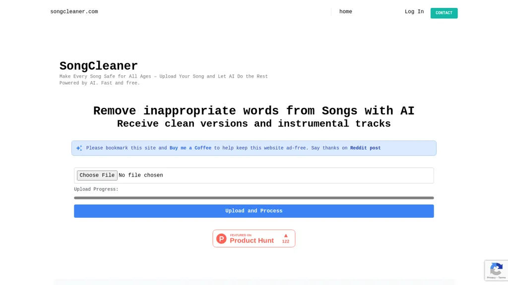 SongCleaner 官网截图
