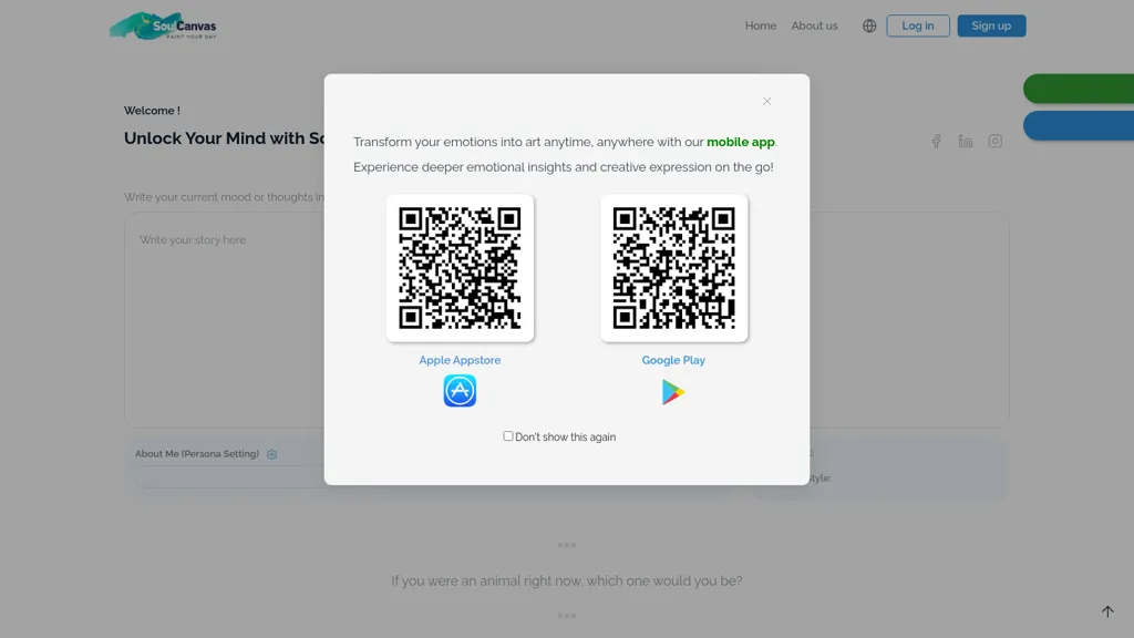SoulCanvas 官网截图
