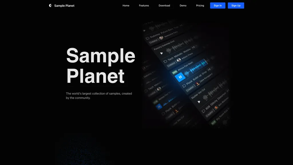 Soundry AI 官网截图