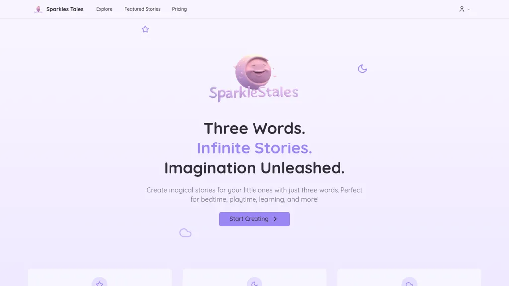SparklesTales 官网截图