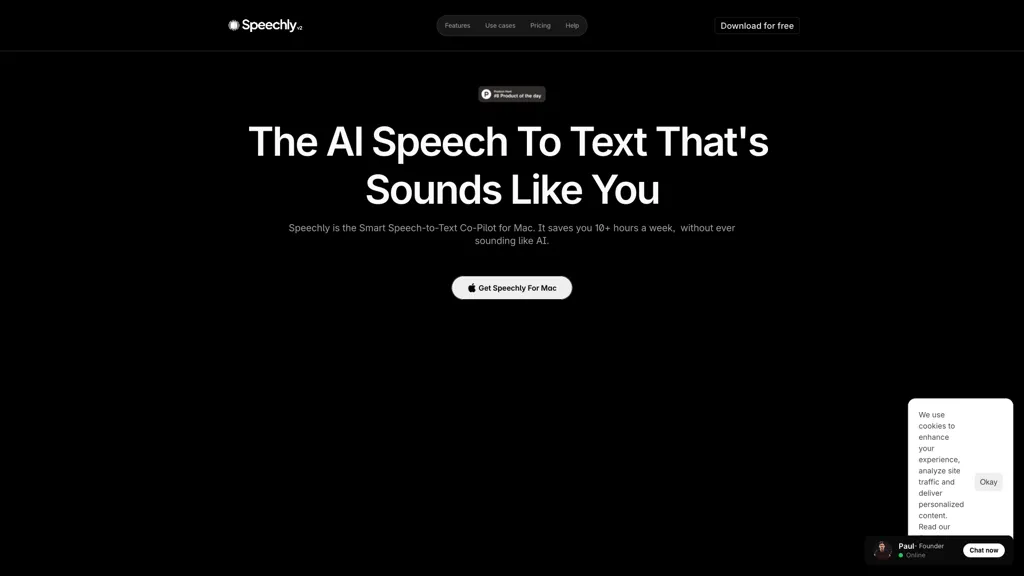 Speechly 工具截图