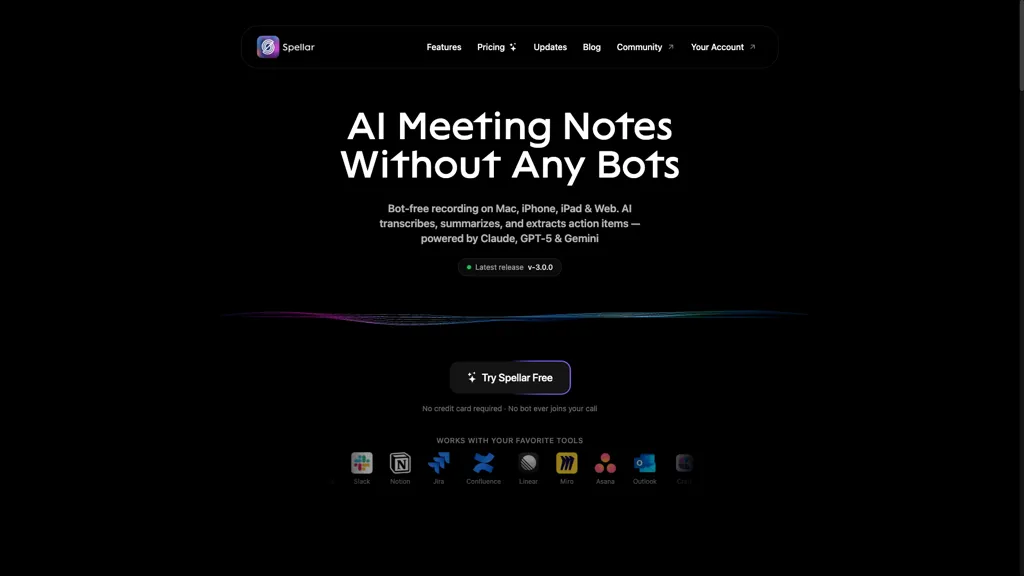 Spellar AI 工具截图