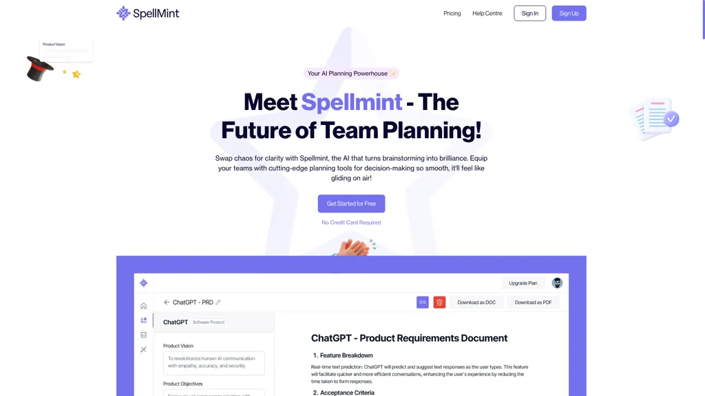 Spellmint 官网截图