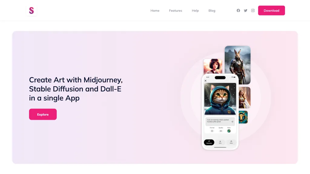 Splend.AI 官网截图