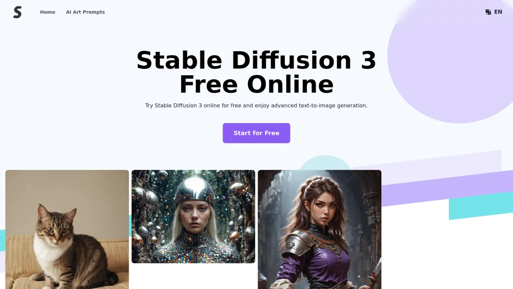 Stablediffusion3.net 官网截图