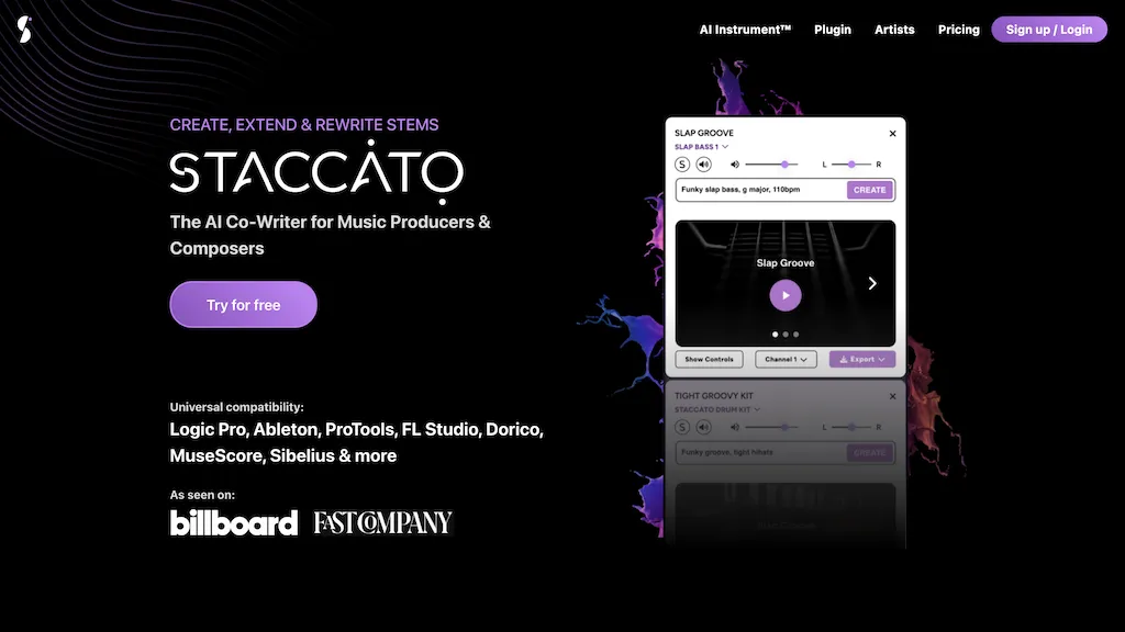 Staccato 工具截图