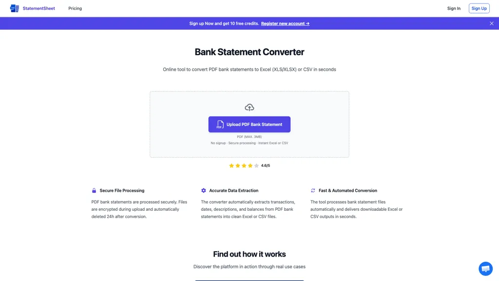 Statementsheet 工具截图