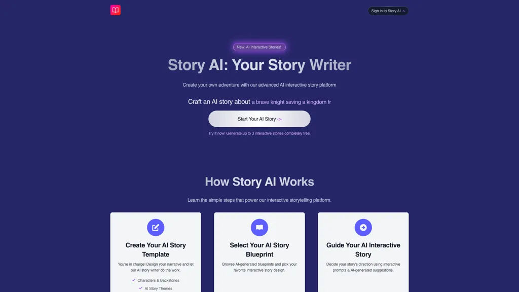 storyai.cc 官网截图