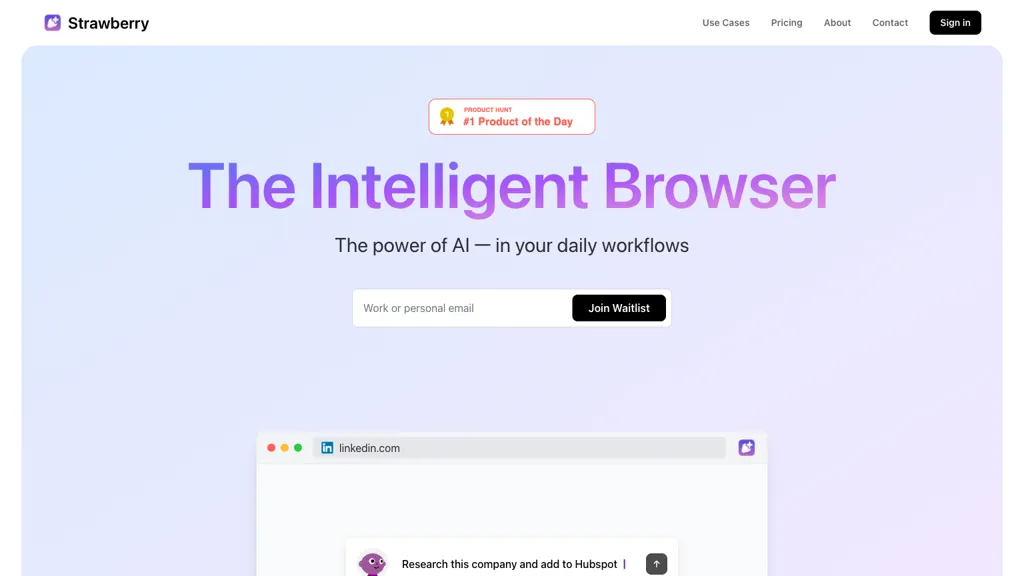 Strawberry Browser 工具截图