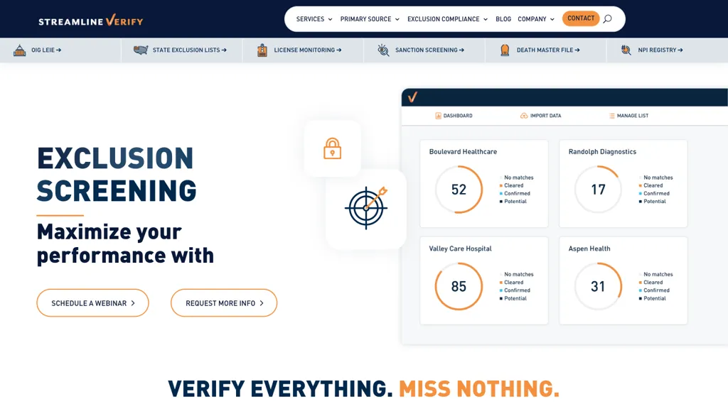 Streamline Verify 工具截图