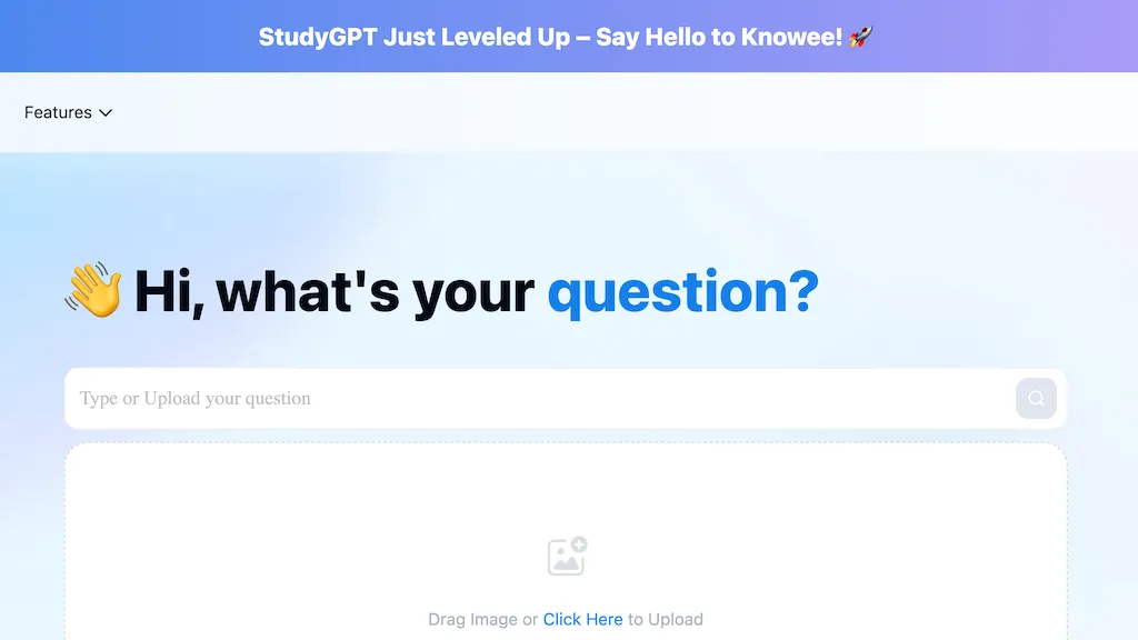 Knowee.ai 官网截图
