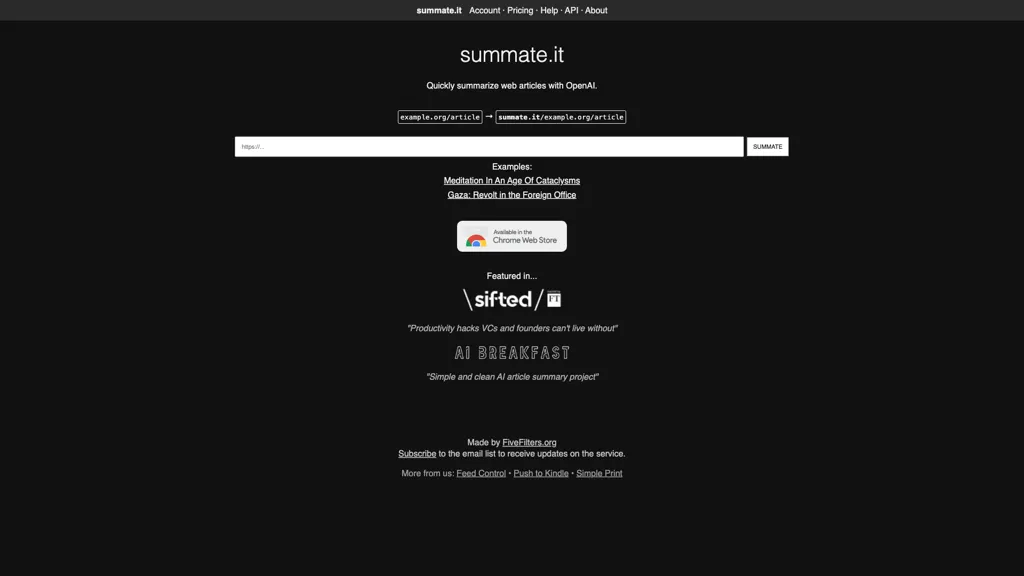 Summate 工具截图