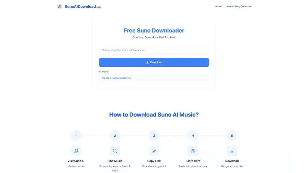 Suno AI Download 工具截图