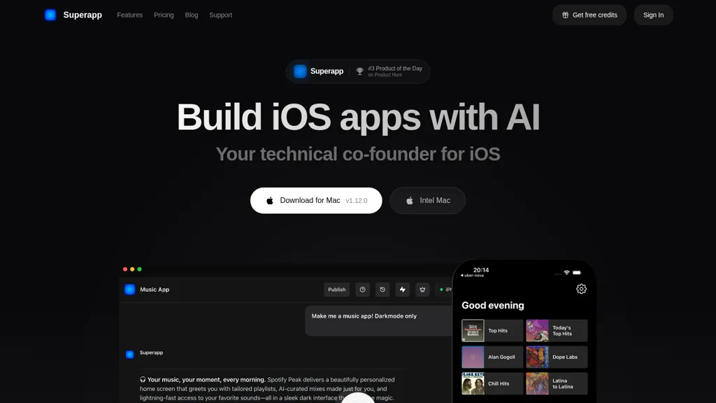 Superapp 官网截图
