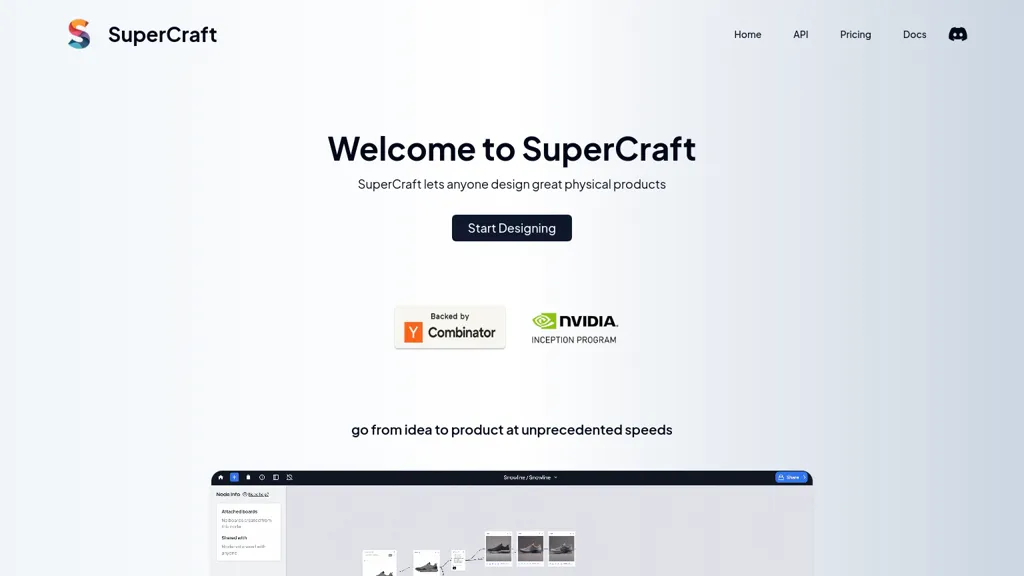 SuperCraft 官网截图