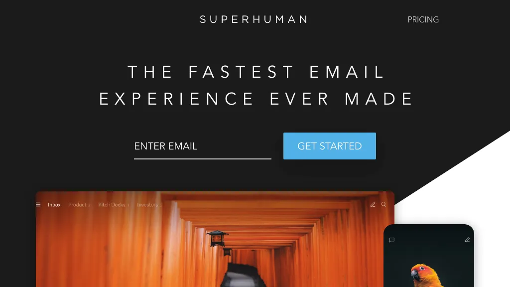 Superhuman 官网截图