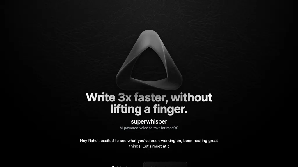 superwhisper 官网截图
