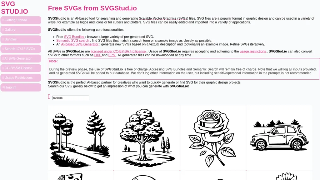 SVGStud.io 官网截图