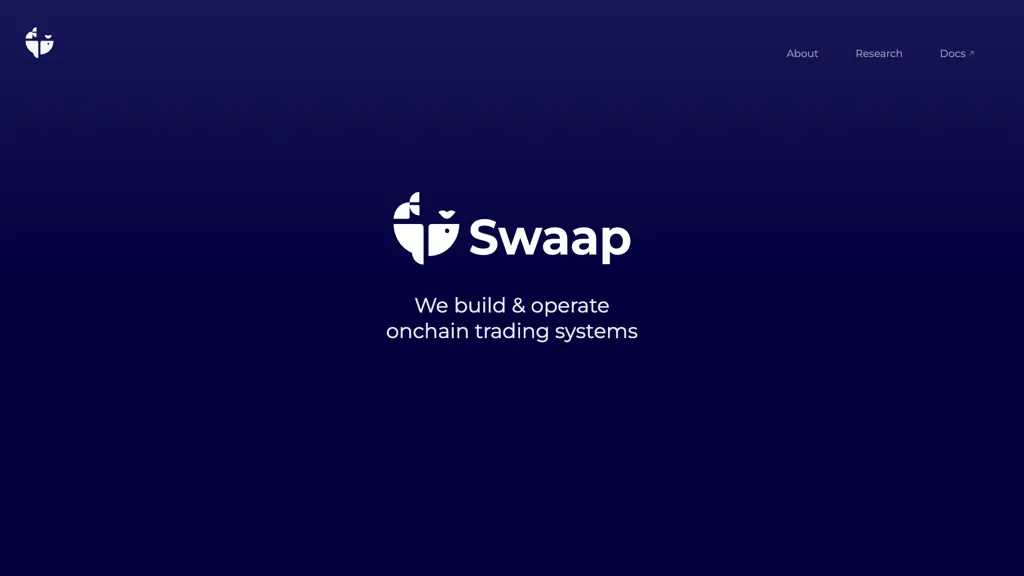 Swaap v2 工具截图