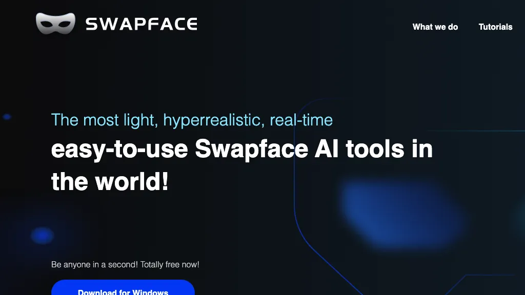 Swapface 工具截图