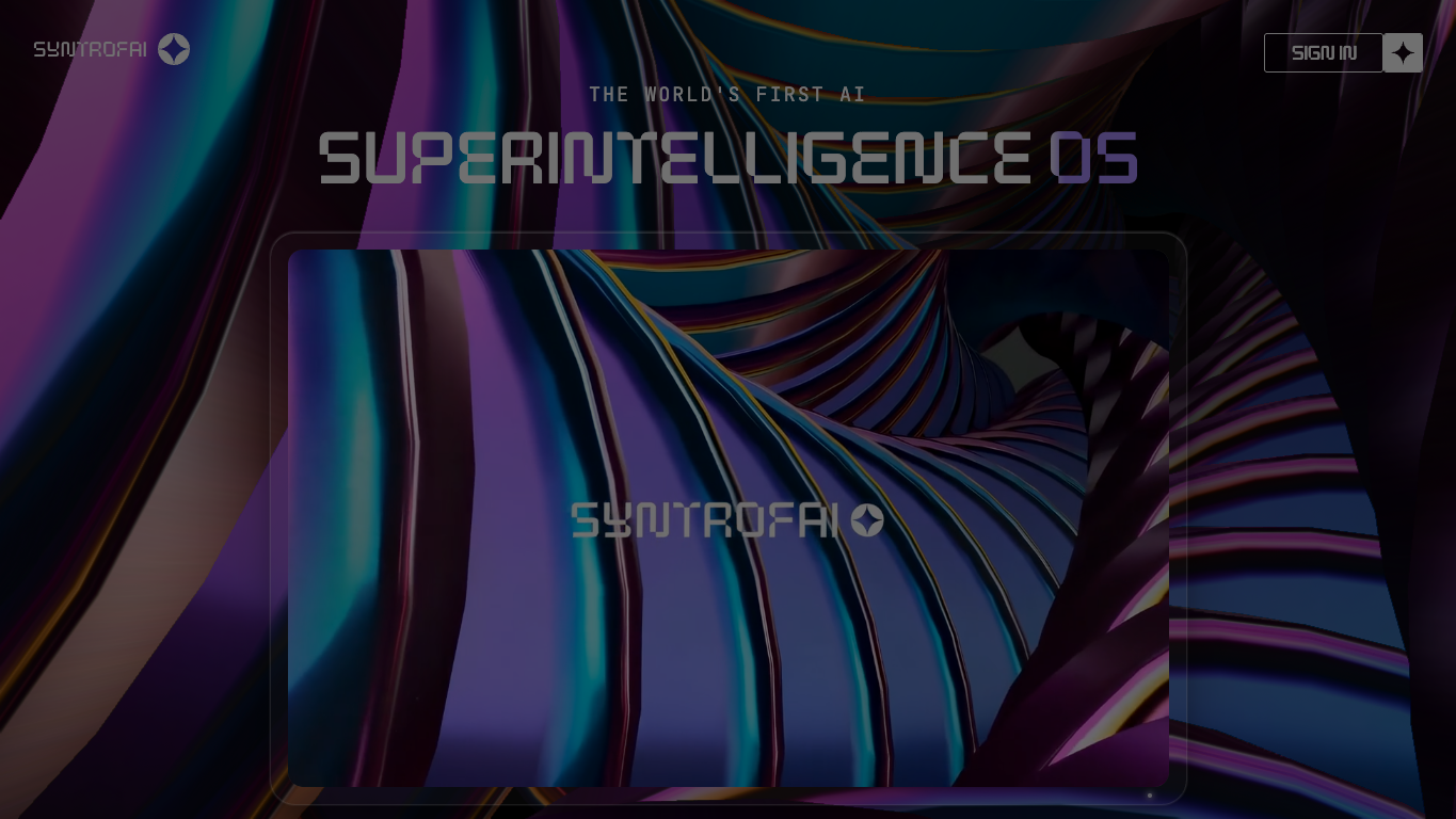 SyntrofAI 工具截图