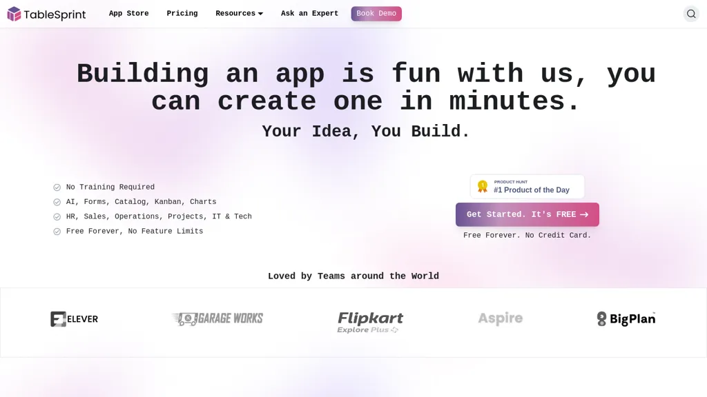 TableSprint 工具截图