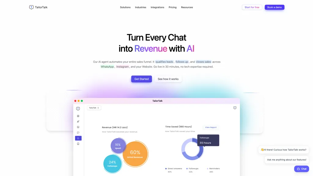 TailorTalk 工具截图
