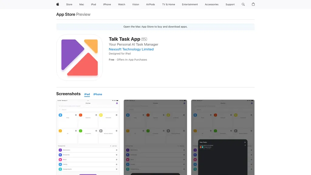 Talk Task App 工具截图