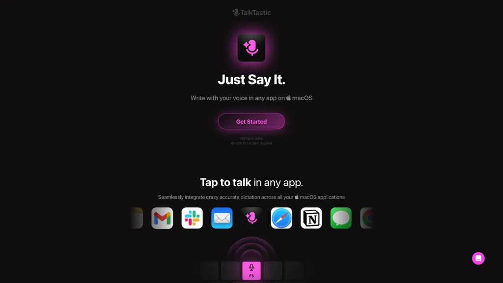 TalkTastic 工具截图